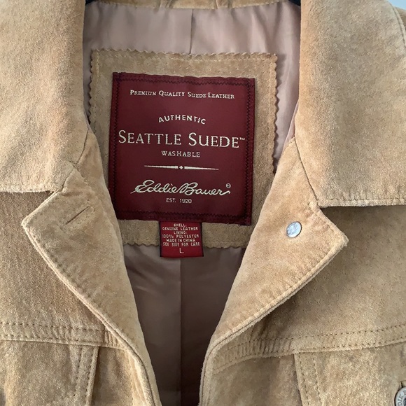 Eddie Bauer Premium Quality Suede Leather Jacket - Picture 4 of 11